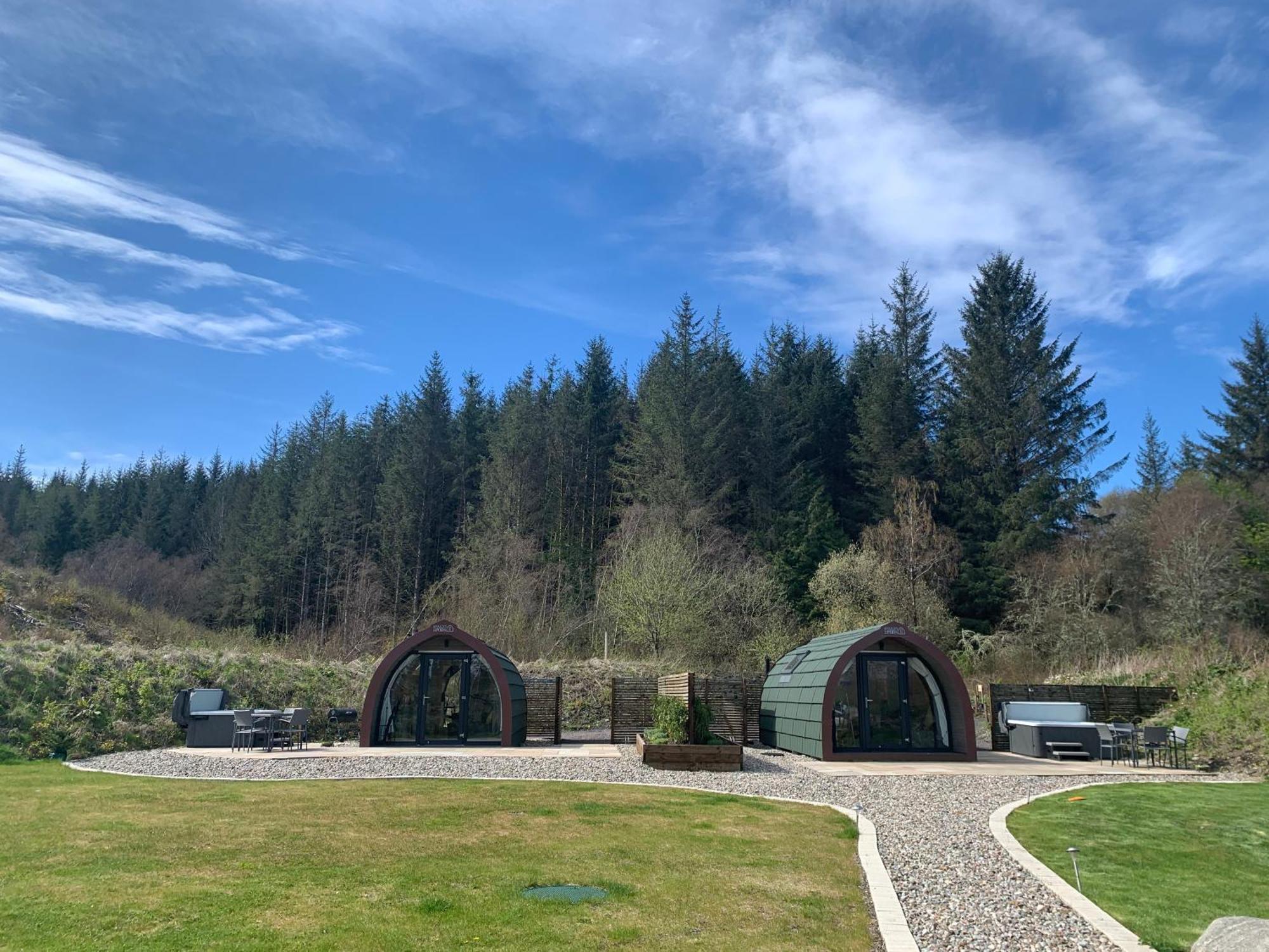 Red Squirrel Pod With Hot Tub Villa Oban Exterior foto