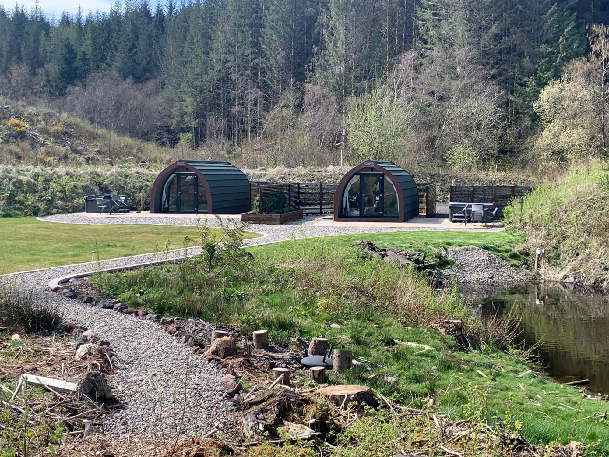 Red Squirrel Pod With Hot Tub Villa Oban Exterior foto